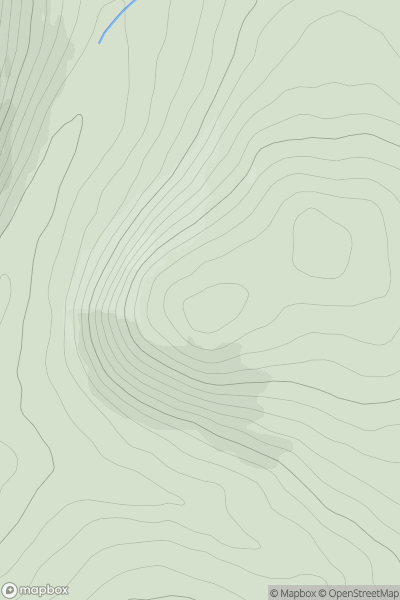 Thumbnail image for Craignane showing contour plot for surrounding peak