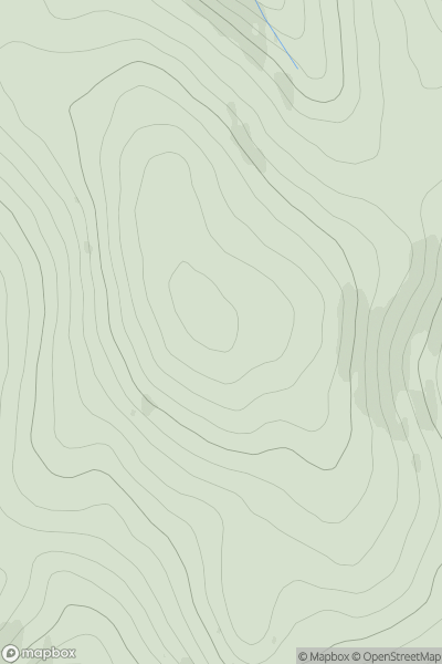 Thumbnail image for Boreland Hill showing contour plot for surrounding peak