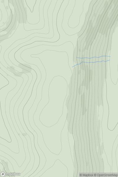 Thumbnail image for Hunt Law North Top showing contour plot for surrounding peak