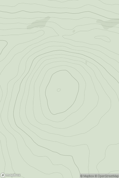 Thumbnail image for Campbells Hill showing contour plot for surrounding peak