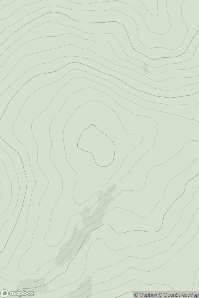 Thumbnail image for Blackcraig Hill (Knocknan) showing contour plot for surrounding peak