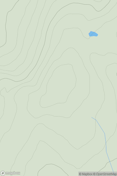 Thumbnail image for Holehouse Hill showing contour plot for surrounding peak