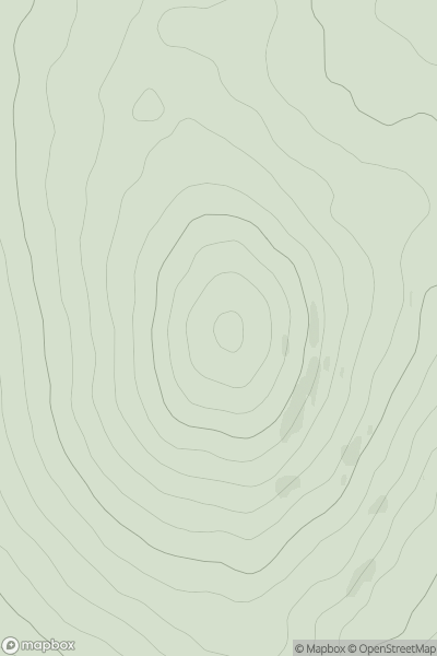 Thumbnail image for Marscalloch Hill showing contour plot for surrounding peak