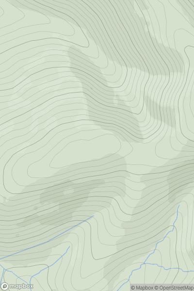 Thumbnail image for Whiteside Edge showing contour plot for surrounding peak