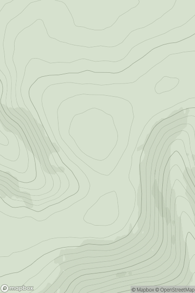 Thumbnail image for Rawburn Head showing contour plot for surrounding peak