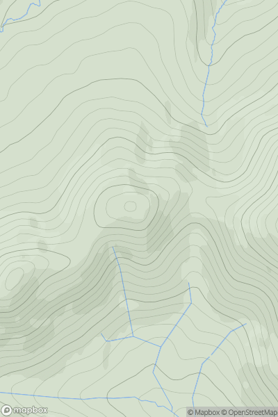 Thumbnail image for East Kip showing contour plot for surrounding peak