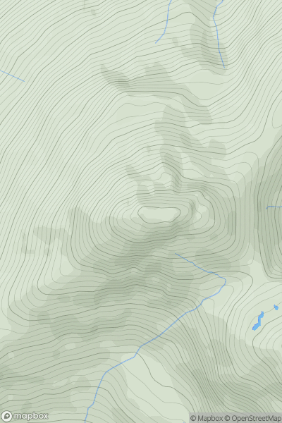 Thumbnail image for Sgurr na Ciche showing contour plot for surrounding peak