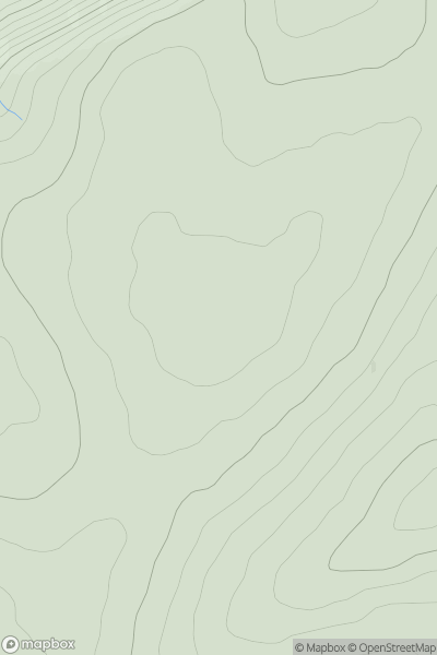 Thumbnail image for Huntly Cot Hills showing contour plot for surrounding peak