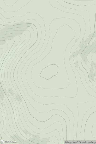 Thumbnail image for Dunlee Hill showing contour plot for surrounding peak