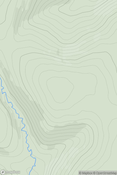 Thumbnail image for Scroof Hill showing contour plot for surrounding peak