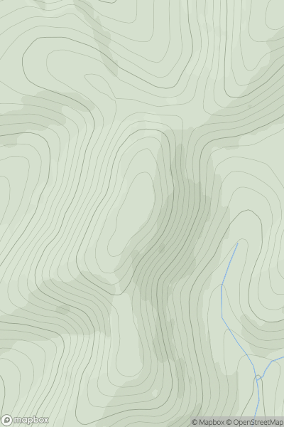 Thumbnail image for Clover Law showing contour plot for surrounding peak