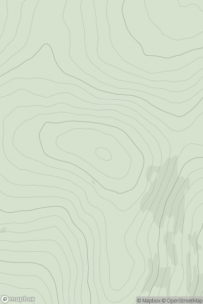 Thumbnail image for Knowes Hill showing contour plot for surrounding peak