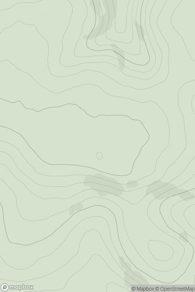 Thumbnail image for Hardens Hill showing contour plot for surrounding peak