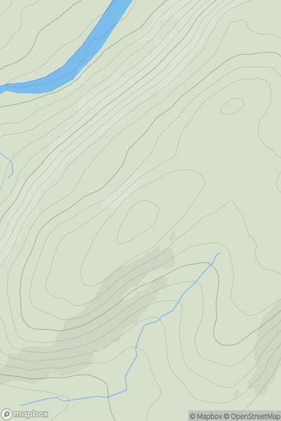 Thumbnail image for Deuchrie Dod showing contour plot for surrounding peak