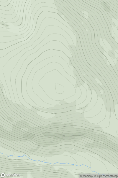 Thumbnail image for Birkside Law showing contour plot for surrounding peak