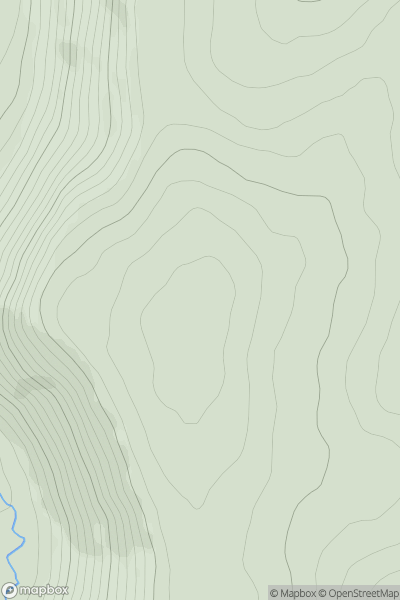Thumbnail image for Muckle Knees showing contour plot for surrounding peak