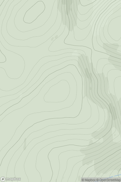 Thumbnail image for Cowan's Croft showing contour plot for surrounding peak