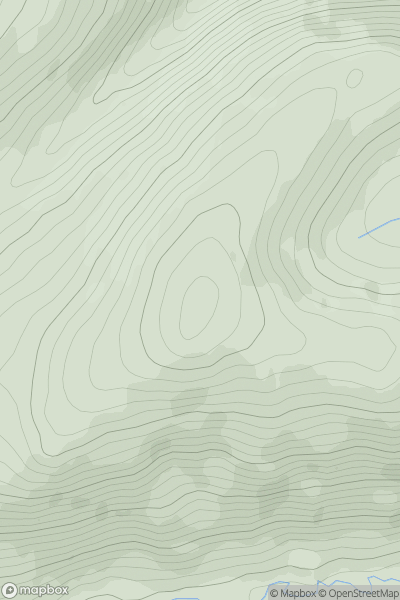 Thumbnail image for Paper Hill showing contour plot for surrounding peak