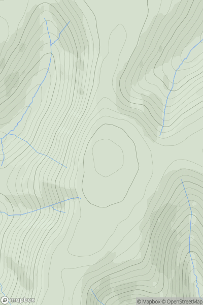 Thumbnail image for Millstone Edge showing contour plot for surrounding peak