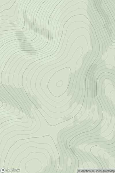 Thumbnail image for Glenlood Hill showing contour plot for surrounding peak