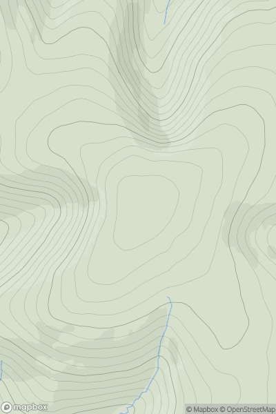 Thumbnail image for Yearngill Head showing contour plot for surrounding peak