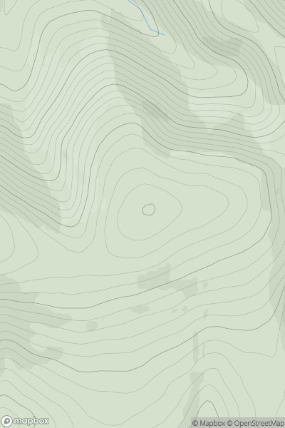 Thumbnail image for Sowen Hill showing contour plot for surrounding peak