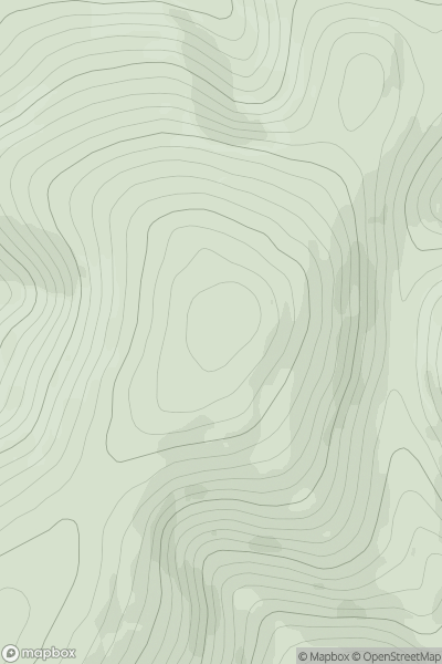 Thumbnail image for Blakehope Head showing contour plot for surrounding peak