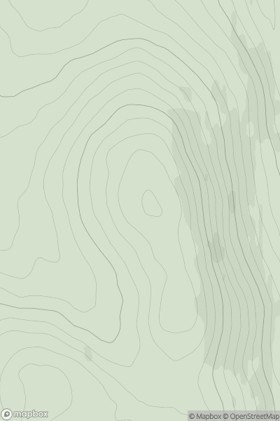 Thumbnail image for Ballaman Hill showing contour plot for surrounding peak