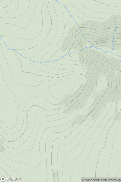 Thumbnail image for Dob's Craig showing contour plot for surrounding peak