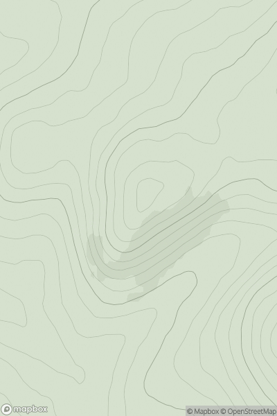 Thumbnail image for Crown of Scotland showing contour plot for surrounding peak