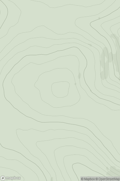Thumbnail image for Cauld Face showing contour plot for surrounding peak