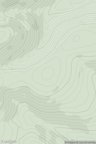 Thumbnail image for Glenwhappen Dod showing contour plot for surrounding peak