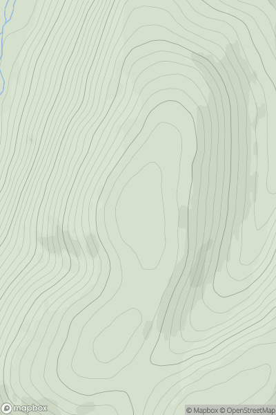 Thumbnail image for East Muchra Hill showing contour plot for surrounding peak