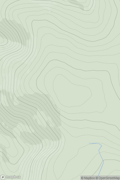 Thumbnail image for Far Hill showing contour plot for surrounding peak