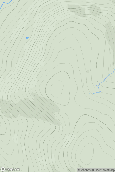 Thumbnail image for Lochy Law showing contour plot for surrounding peak