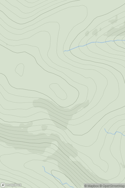 Thumbnail image for Dunhope Law showing contour plot for surrounding peak