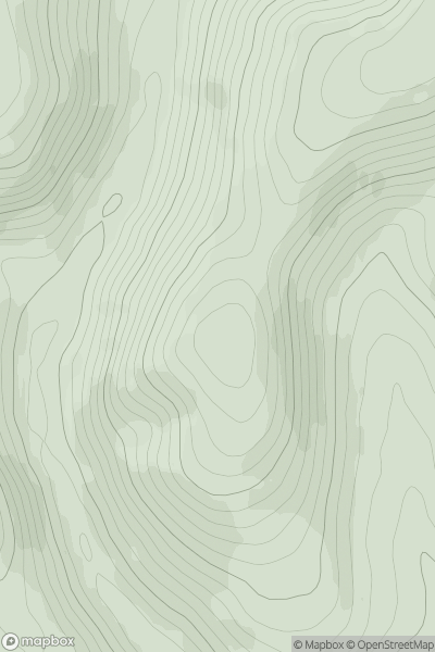 Thumbnail image for Pot Hill showing contour plot for surrounding peak