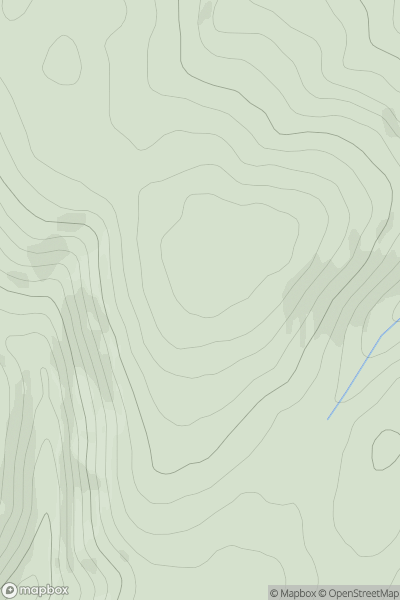 Thumbnail image for Lamblair Hill showing contour plot for surrounding peak