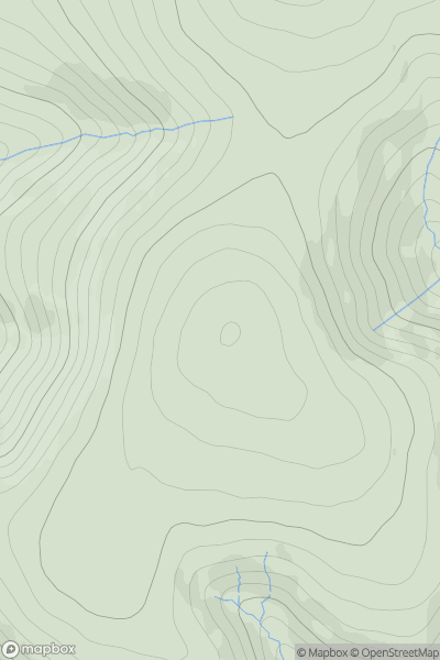 Thumbnail image for Broad Head showing contour plot for surrounding peak