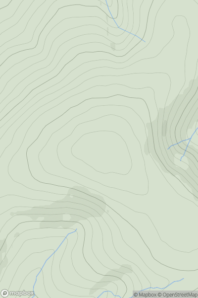 Thumbnail image for Causeway Grain Head showing contour plot for surrounding peak