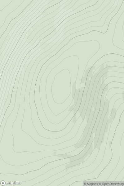 Thumbnail image for Upper Oliver Dod showing contour plot for surrounding peak