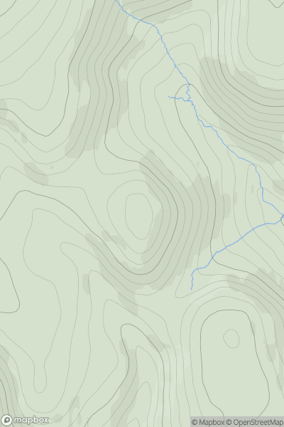 Thumbnail image for Sandtrae Knowe showing contour plot for surrounding peak