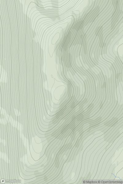 Thumbnail image for Fraoch Bheinn showing contour plot for surrounding peak