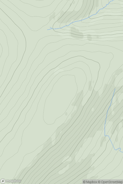 Thumbnail image for Mullagh Ouyr showing contour plot for surrounding peak