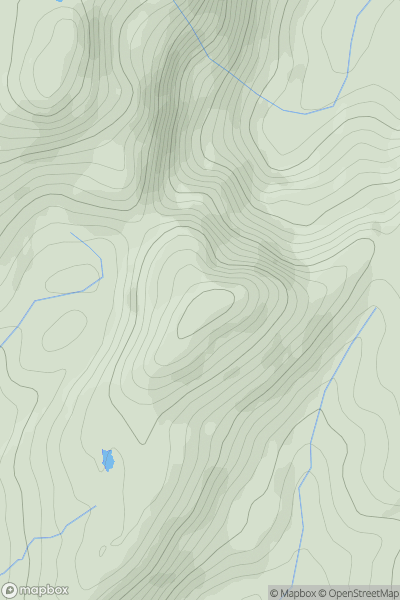 Thumbnail image for Crimpiau showing contour plot for surrounding peak