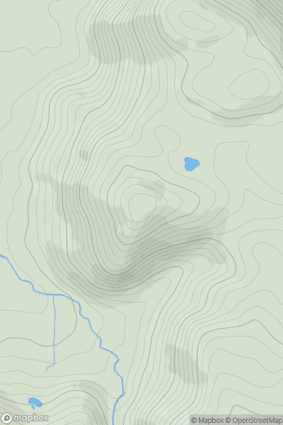 Thumbnail image for Alltwen showing contour plot for surrounding peak