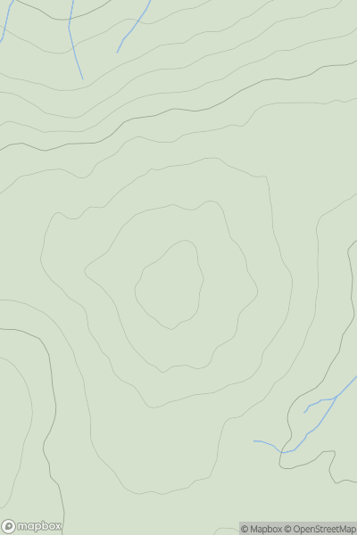 Thumbnail image for Bryn Trillyn showing contour plot for surrounding peak