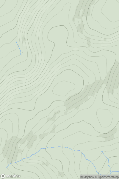 Thumbnail image for Pen y Cerrig-serth showing contour plot for surrounding peak