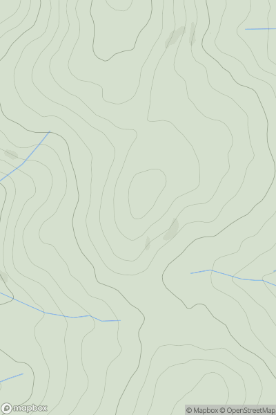Thumbnail image for Garreg Wen showing contour plot for surrounding peak