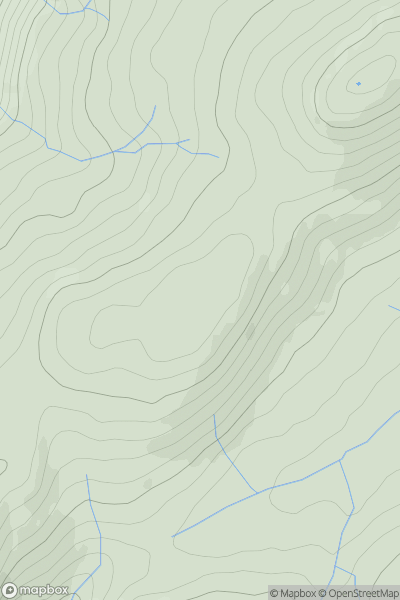 Thumbnail image for Foel y Groes showing contour plot for surrounding peak